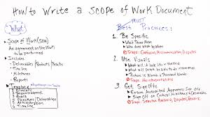 How to Write a Scope of Work (Examples & Templates Included)