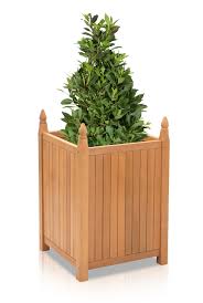 A modern tapered planter with simple, elegant lines that give any outdoor living space that designer look. H65cm X W40cm Hardwood Versailles Cube Planter 49 99