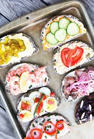 Open faced sandwich is fun to make for kids and even more fun to eat!! Scandinavian Style Open Faced Sandwiches Cheap Recipe Blog