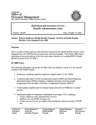 Opm Form 2809 Revised April 2011 Fill Online Printable