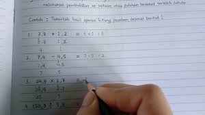 Untuk menjawab soal pembulatan maka perhatikan terlebih dahulu perintahnya. Penaksiran Hasil Operasi Hitung Pecahan Desimal Buku Matematika Esps Kelas 4 Sd Halaman 21 Youtube