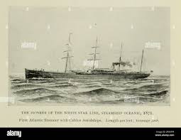 White star line steamer hi-res stock ...