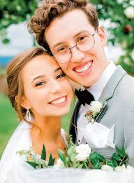 Miss Kropp is the bride of Benjamin Davis Karriker
