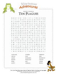 Ten Plagues Bible Lessons For Kids Bible Word Searches Bible Study For Kids