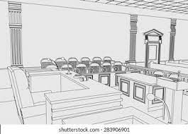 198 Court Room Drawing Stock Illustrations, Images & Vectors | Shutterstock