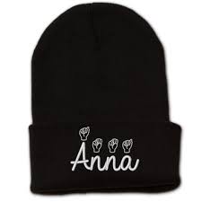 Personalized Asl Name Beanie Asl Beanie Personalize Customise T Shirt Stylish Fashion American Sign Language