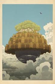 外国人 日本の版画テイストで宮崎監督作品の絵を描いてみた 海外の万国反応記 海外の反応 ランドスケープアート ジブリ アートのアイデア