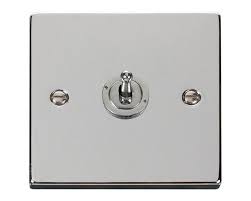 Vpch421bk Click Deco Decorative 1 Gang 2 Way 10ax Toggle Light Switch Polished Chrome Decorative Light Switch Covers Lighting Design Interior Light Switch