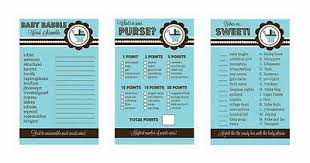 Shop for baby shower bingo, baby shower word games, dirty diaper games, and more. Blue Baby Boy Theme Baby Shower Games Fun Baby Shower Activity 9 61 Picclick Uk
