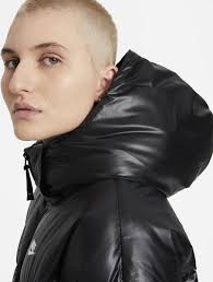 Nike Sportswear Lang Damen Puffer Jacke für Winter Schwarz DH4081-010