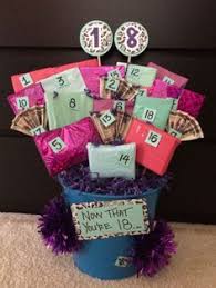 18th Birthday Presents For Him 18th Birthday Gift Basket On The Back Of Each Numbered Gift There Is A Connection To What She Birthday Gift Baskets Diy Birthday Gifts Gifts For 18th Birthday