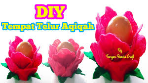 Tissue paper carnation place cards + favors diy. Gambar Bunga Telur Dari Kain Flanel