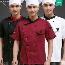 Black Chef Uniform Summer Red Chef Uniform Kitchen Chef Uniform Kitchen Cook Working Uniform Chef Cook Clothes Import Clothes Chef Clothes