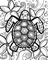 After hatching out of their eggs, the baby turtles crawl to the ocean in great danger, and the babies that make it to the ocean, after decades of growing into giant turtles, return to the beach where they hatched to lay their eggs and hatch the next. Instant Download Coloring Page Turtle Zentangle Inspired Etsy Mandala Coloring Pages Mandala Coloring Pattern Coloring Pages
