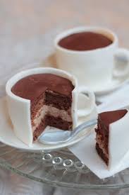 Coffee Cup Cake Delicieux Desserts Gateau Cafe Gateau Tasse