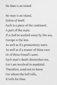 Charming Life Pattern No Man Is An Island By John Donne Poem Island Quotes John Donne Poems Poems