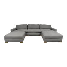 Good deal with sectional, chaise and ottoman. 31 Off World Market World Market Camel Caitlin Chaise Sectional Sofa Sofas