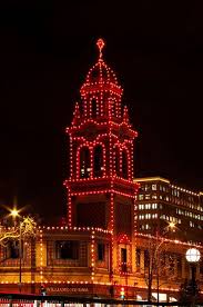Clock Tower During The Holidays Kansas City Plaza Kansas City Missouri Kansas City