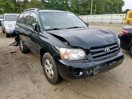 This letter denotes the intended use of the tire. 2005 Toyota Highlander For Sale Ma North Boston Fri Oct 18 2019 Used Salvage Cars Copart Usa