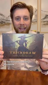 2023 Kickstarters: Part 1, Trickdraw from @housefishballoon ! Looking  forward to getting this to the table 😊