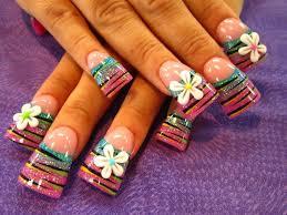 3d Flower Nail Designs Pretty Designs Flower Nails Flare Nails Flower Nail Designs