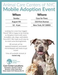 Find a local petco store near you in staten island new york for all of your animal nutrition and grooming needs. Manhattan Community Board Six On Twitter Animal Care Centers Of Nyc Will Host A Mobile Adoption Event In Manhattan Community District 6 On Aug 4 2019 12 4 Pm At Cauzforpawz