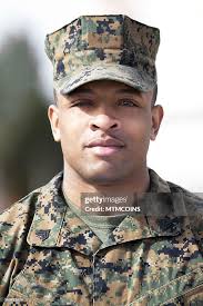 Handsome African American Marine High-Res Stock Photo