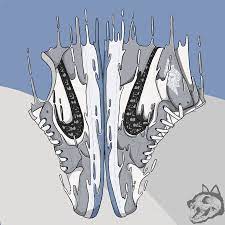 Jordan 1 X Dior Sneaker Art Cartoon Drawings Digital Drawing