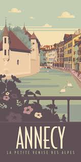 Some New Works En 2020 Annecy Le Vieux Illustration Parisienne Illustration Vintage