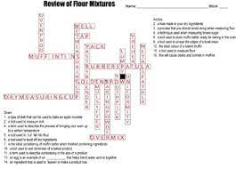 Find the crosswords that belong to the clue british biscuit and solve your crossword problem. Review Of Flour Mixtures Crossword Puzzle By Mspowerpoint Tpt