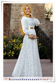 Moda Tesettur Nikah Kiyafetleri 1 1kombinimvar Moda Stilleri The Dress Musluman Elbisesi