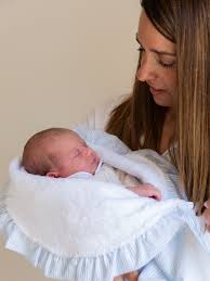 Arrullo con rizo clasic rayas azul