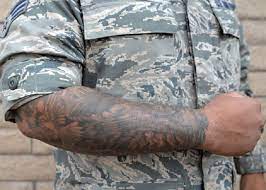 As many of you know i have a half sleeve tattoo on my right arm and plan on getting. Air Force Tattoo And Piercing Policy