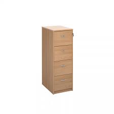 Matching desk and additional file cabinets. Dams Beech Wooden Filing Cabinet 4 Drawer Of4b