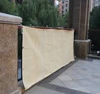 Beige HDPE Balcony Privacy Net Fence Shielding Anti-UV Wind Protection  Apartment Balcony Terrace Shelter Privacy Net - AliExpress