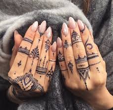 Henna is a dye used to color hair or create intricate body art. Afshahussain Henna Finger Tattoo Mehndi Tattoo Henna Tattoo Designs