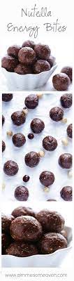 Nutella Energy Bites Food Processor Recipes Food Snacks