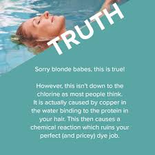 If your hair turns green, you can remove the discoloration by using a shampoo that chelates the metal. Will Swimming Turn Blonde Hair Green Truth Or Myth