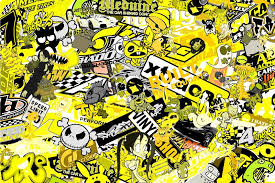 Super saving on bumper stickers. Stickerbomb Car Wrap Folie Autoaufkleber 24 Carstyling And More