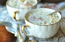 What is inside clam chowder?