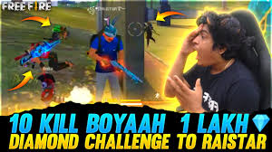Raistar's lifetime stats and ranked stats of the ongoing season. Raistar 10 Kills Solo Vs Squad 1 Lakh Diamond Challenge Gyangaming Op Reaction Garena Free Fire Youtube