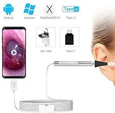 Amazon Com Usb Otoscope Ear Scope Camera Anykit New Upgraded 4 3mm Diameter Visual Ear Camera Hd Ear Endoscope With Earwa In 2020 Ear Wax Usb Microscope Best Camera