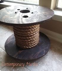 Rope Spool Table Knockoffdecor Com Spool Tables Spool Furniture Wooden Spool Tables
