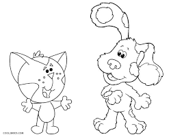 Free printable blues clues coloring pages for kids. Free Printable Blues Clues Coloring Pages For Kids