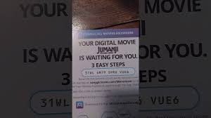 30% off (2 days ago) ovie codes for movies anywhere, coupons code, promo codes. Jumangi Welcome To The Jungle Free Ultraviolet Code Youtube
