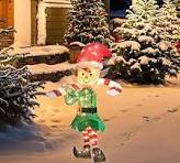 Amazon.com: GENIMO 3D Elf Outdoor Christmas Decorations, 70 ...