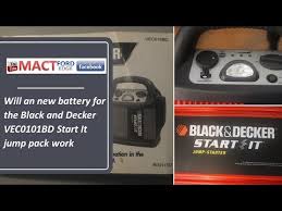 Black And Decker Electromate 400 Plus Will A New Battery For The Black And Decker Vec0101bd Start It Jump Pack Work Youtube