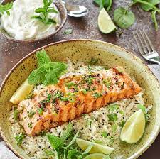 Indicazioni chiare e dettagliate su come preparare questa ricetta: Salmone Alla Griglia Con Riso Basmati