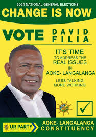David Filia's National General Election Campaign