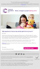 There are also drug companies that do cancer research. Cancer Research Uk Archives Charity Email Gallery